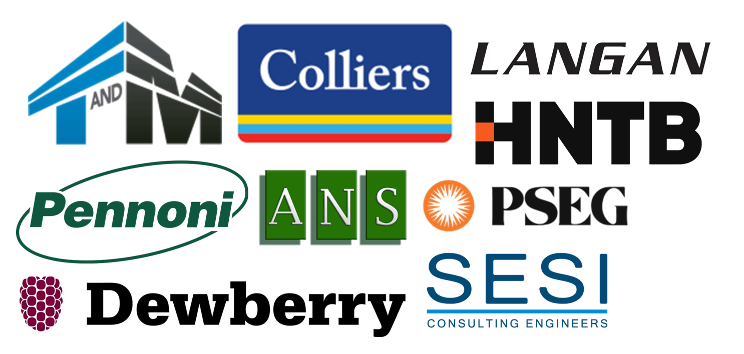 T&M Associates, Colliers, Langan, HNTB, Pennoni, ANS, Dewberry, PSEG, SESI
